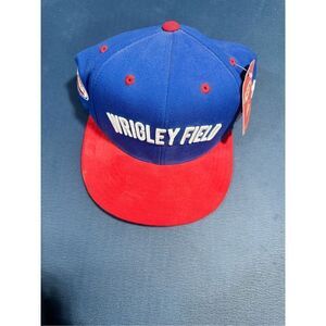 Chicago Cubs Wrigley Field American Needle Trucker Hat Blue Red One Size NWT